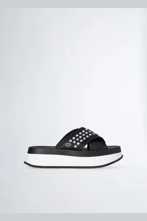 Liu Jo Liu Jo Chanclas De Plataforma Con Tachuelas Decorativas