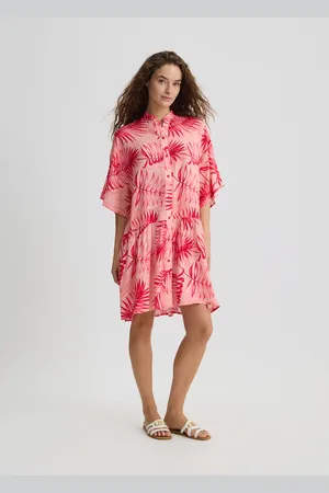 Liu Jo Liu Jo Vestido Camisero Con Estampado De Palmeras