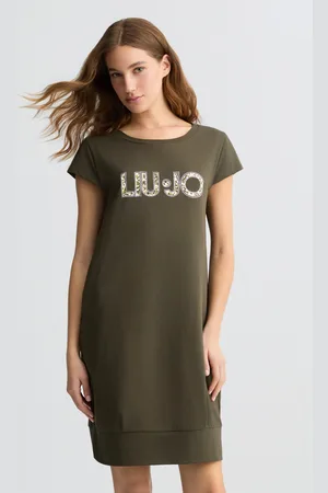 Liu Jo Liu Jo Vestido Con Logotipo Y Strass