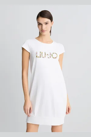 Liu Jo Liu Jo Vestido Con Logotipo Y Strass