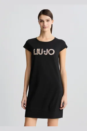 Liu Jo Liu Jo Vestido Con Logotipo Y Strass