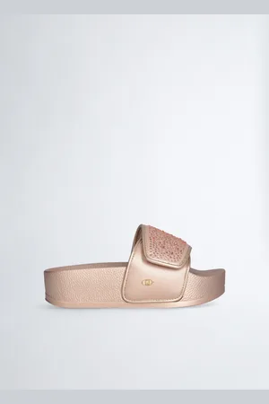 Liu Jo Liu Jo Chanclas De Plataforma Con Strass