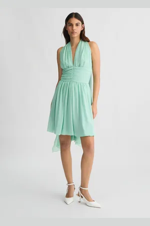 Liu Jo Liu Jo Vestido Corto Con Drapeado Verde