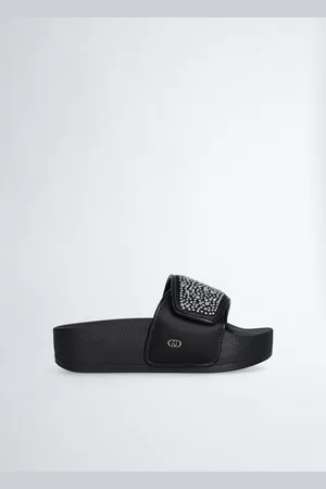 Liu Jo Liu Jo Chanclas De Plataforma Con Strass