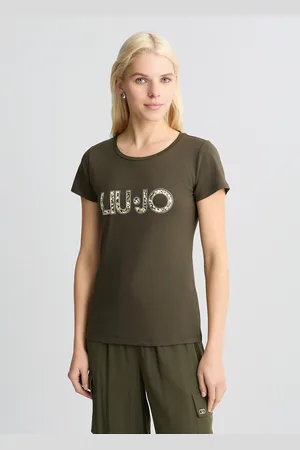 Liu Jo Liu Jo Camiseta Con Logotipo Y Strass