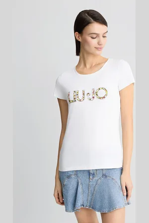 Liu Jo Liu Jo Camiseta Con Logotipo Y Strass