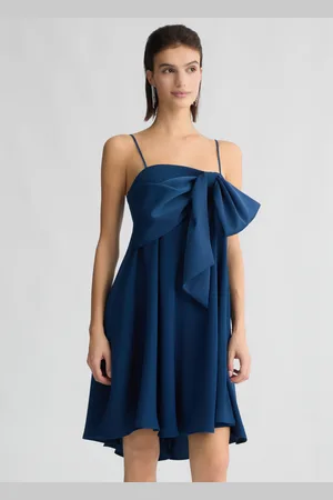 Liu Jo Liu Jo Vestido Azul Con Lazo