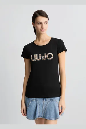 Liu Jo Liu Jo Camiseta Con Logotipo Y Strass