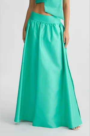 Liu Jo Liu Jo Falda Larga Verde De Shantung