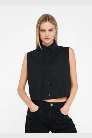 Liu Jo Liu Jo Top De Algodón Con Strass