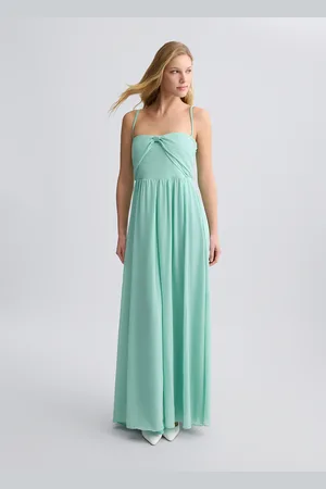 Liu Jo Liu Jo Vestido Largo Elegante Verde Agua