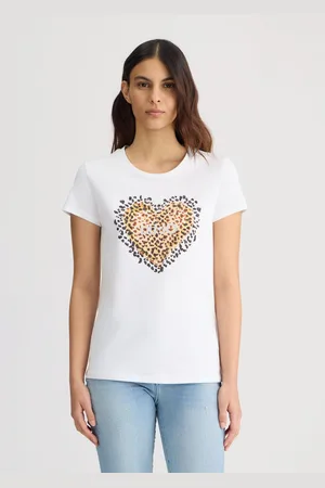 Liu Jo Liu Jo Camiseta Con Corazón Animal