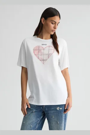 Liu Jo Liu Jo Camiseta Con Corazón Y Strass