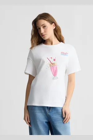 Liu Jo Liu Jo Camiseta Con Estampado Y Strass