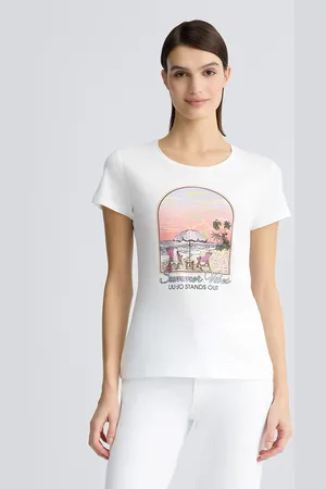 Liu Jo Liu Jo Camiseta De Algodón Con Estampado