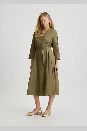 Liu Jo Liu Jo Vestido Midi De Popelina