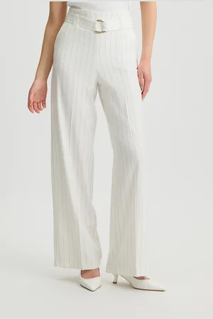 Liu Jo Liu Jo Pantalón De Talle Alto De Raya Diplomática