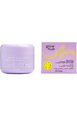 Glow Hub Purify & Brighten Pore Rescue Toning Pads 35pk