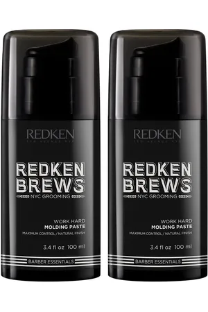 Redken Dúo de pasta moldeadora para hombre Brews Work Hard de