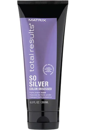 Matrix Total Results So Silver Purple Toning Hair Mask for Blonde, Silver and Grey Hair 200ml
