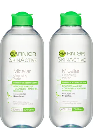 Garnier Micellar Water Facial Cleanser Combination Skin 400ml Duo Pack