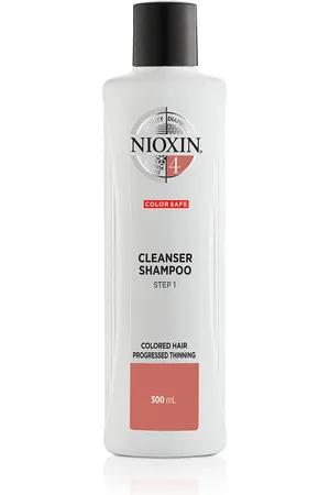 Nioxin Champú Limpiador Sistema 4 para cabellos coloreados con adelgazamiento progresivo 300ml
