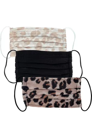 KITSCH Cotton Face Mask 3 Piece Set (Various Colours)