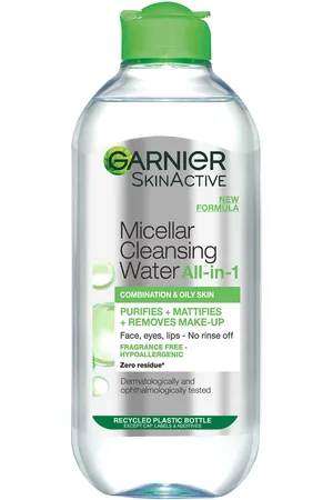 Garnier Agua micelar de Skin Naturals para limpieza de pieles mixtas y pieles sensibles (400 ml)