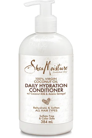 Shea Moisture Acondicionador para hidratación diaria con aceite de coco 100 % virgen de Shea Moisture 384 ml