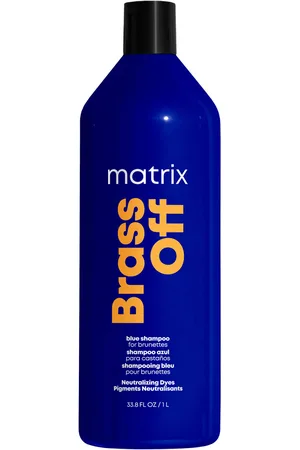 Matrix Total Results Brass Off Brunette Blue Shampoo for Lightened Brunette Hair 1L