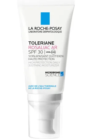 LA ROCHE-POSAY Crema hidratante Toleriane Rosaliac AR con FPS 30 para pieles secas y propensas al enrojecimiento de (50 ml)