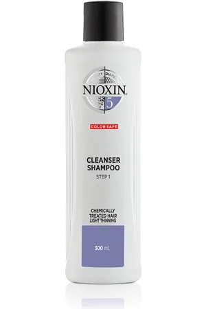 Nioxin Champú Limpiador Sistema 5 para cabellos tratados químicamente y ligeramente debilitados 300ml