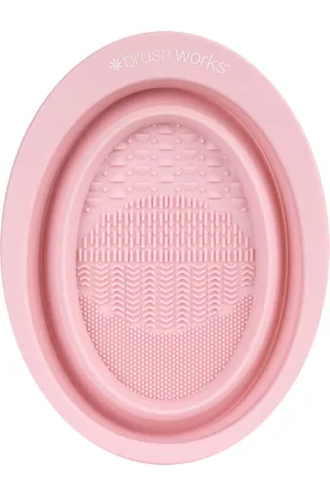 Brushworks Silicone Makeup Brush Cleaning Bowl