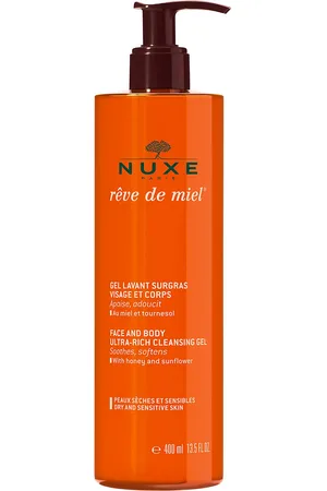 Nuxe Gel limpiador ultracremoso para la cara y el cuerpo Rêve de Miel de (400 ml)