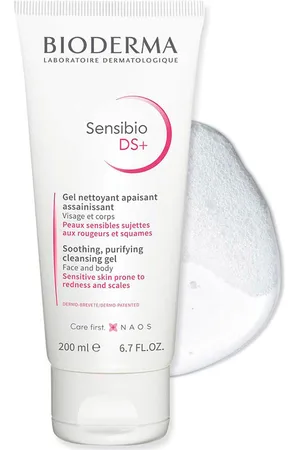 Bioderma Sensibio DS+ Gel nettoyant Gel limpiador purificante calmante Dermatitis seborreica Piel sensible
