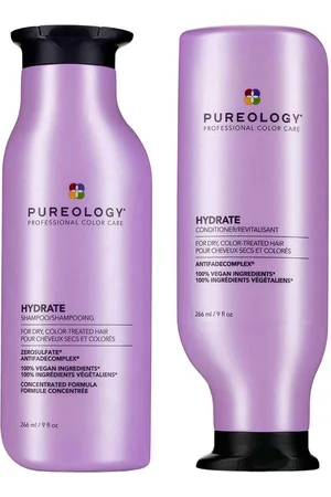 Pureology Hydrate Shampoo and Conditioner Moisturising Bundle for Dry Hair, Sulphate Free for a Gentle Cleanse
