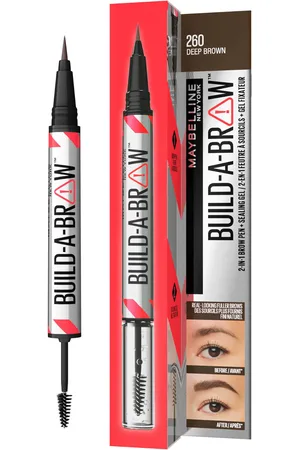Maybelline Build-A-Brow 2 Easy Steps Eye Brow Pencil and Gel (Various Shades)
