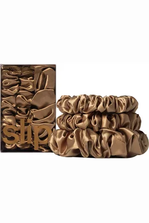Slip Pure Silk Back to Basics Assorted Scrunchie Set 16g - Copper