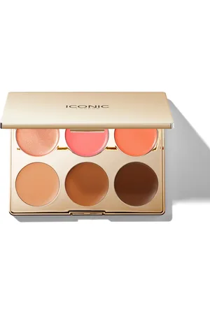 Iconic London Multi-Use Cream Blush, Bronze and Highlight Palette