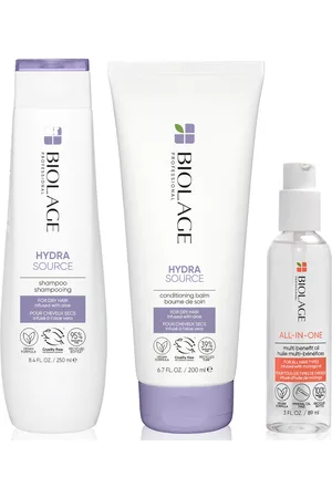 Biolage Hydrasource Hydrating Shampoo, Conditioner and All-in-One Hair Oil For Dry Hair