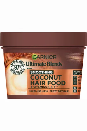 Garnier Ultimate Blends Hair Food Coconut Oil 3-in-1 Frizzy Hair Mask Treatment 390ml