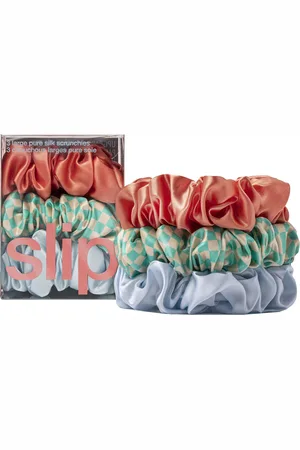 Slip Pure Silk Large Scrunchies - Sea Mist