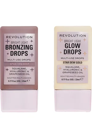 Makeup Revolution Bronze and Glow Drop Duo (Various Shades)