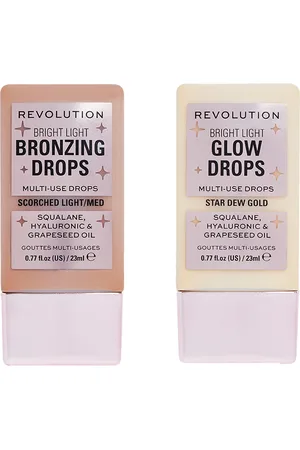 Makeup Revolution Bronze and Glow Drop Duo (Various Shades)