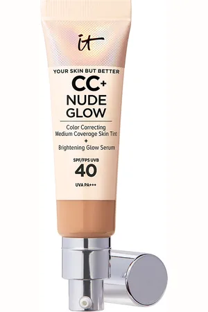 IT COSMETICS CC+ and Nude Glow Lightweight Foundation and Glow Serum with SPF40 32ml (Various Shades)
