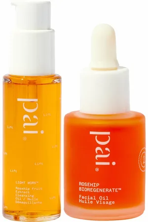 Pai Skincare Rosehip Bioregenerate Oil 10ml and Light Work Rosehip Cleansing Oil 28ml Duo