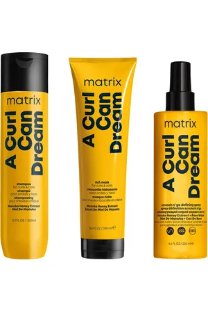 Matrix A Curl Can Dream Shampoo Hair Mask and Scrunch 