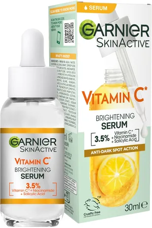 Garnier 3,5% Vitamina C, Niacinamida, Ácido Salicílico, Sérum Luminoso y Antimanchas 30ml