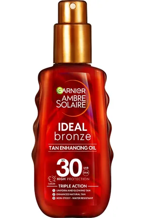 Garnier Aceite protector en espray con FPS 30 Ambre Solaire Ideal Bronze de , 150 ml
