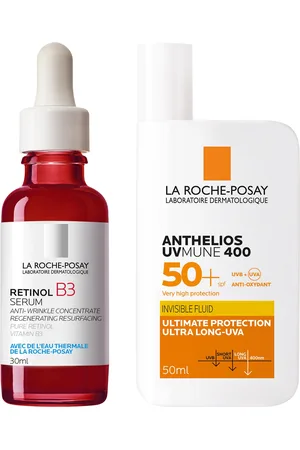 LA ROCHE-POSAY Anti-Wrinkle Correct + Protect Duo Set: Retinol Serum and SPF50+